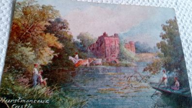 Herstmonceux Castle. Vintage Postcard.