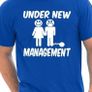 Under New Management Stag Night Wedding Mens T-Shirt Size S-XXL Image 2