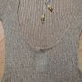 H&M Gold Metallic Cover Up - M Image 4