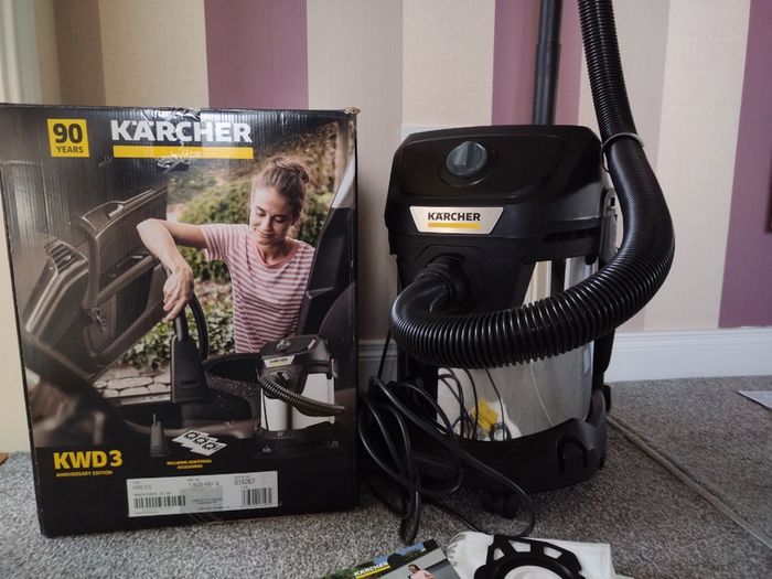 Karcher WD3 1000watt Wet and Dry Vacuum Cleaner