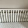 ikea cot bed white , one long drawer ideal for books Image 4