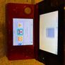 Nintendo 3DS Metallic Red + 3 Games & Charger - R Button Fault Image 2