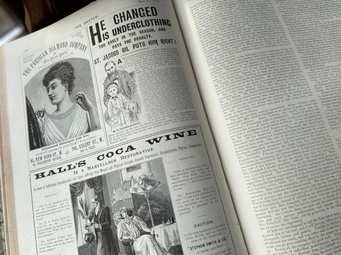 726 bound pages The Sketch 1895 (Curragh)