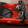 Mini Cooper Ride-On Car - Great Condition + New Battery Image 2