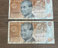 Estonian 5 Eesti note old