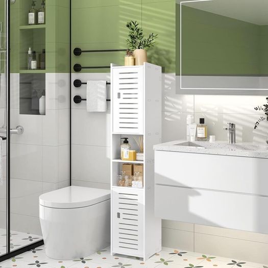 Bathroom Cabinet Floor Standing Waterproof Storage
