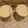 Pair of JYSK HAVLIRE Beige Metal Side Tables Image 6