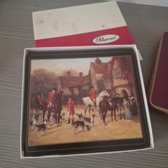 selection vintage table mats Pimpernel