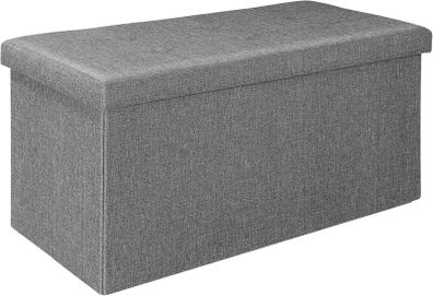 Folding Storage Ottoman - Padded Seat with Storage Box - Brand New