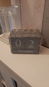 Wooden block calendar....