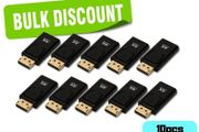 10x DisplayPort (DP) Male to HDMI Female Adapter 4K BULK / WHOLESALE