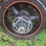Suzuki gsxr k5 750 back wheel Image 3