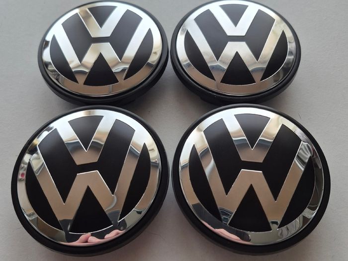 4 x VW Touareg centre caps 76mm (FREE POST)