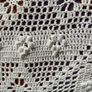 Vintage Embroidered lace Tablecloth Image 2