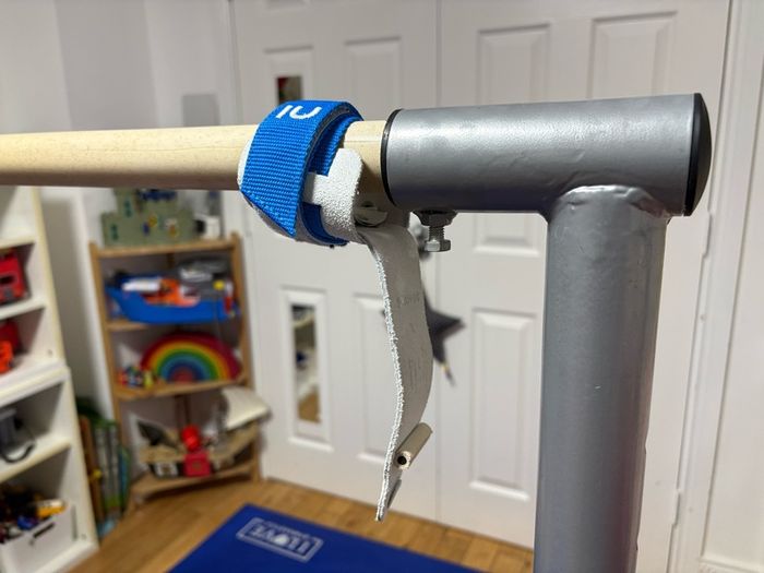 Adjustable Gymnastics High Bar and Gymnastics Mat