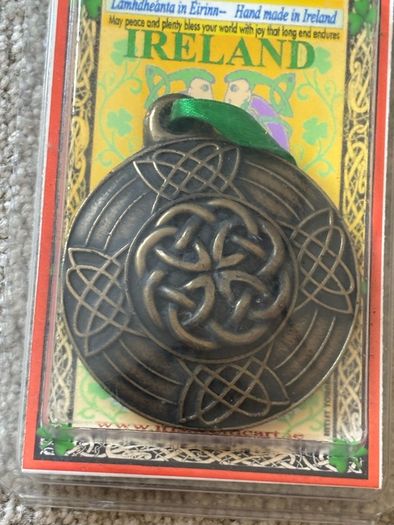 "The Knot" Cold Cast Bronze Pendant / Ornament handmade in Ireland