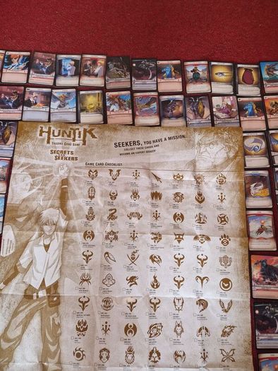 Huntik trading card collection