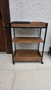 Giacob Metal Bar Cart