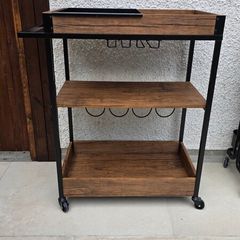 Giacob Metal Bar Cart