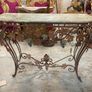 This old console table is handmade wrought iron Image 3
