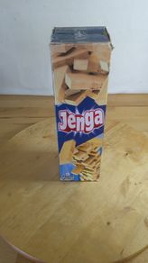 Jenga Original Hardwood Wooden Block Stacking Game Parker Hasbro Classic Family Party 5 Plus
