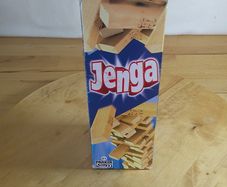 Jenga Original Hardwood Wooden Block Stacking Game Parker Hasbro Classic Family Party 5 Plus