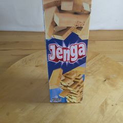 Jenga Original Hardwood Wooden Block Stacking Game Parker Hasbro Classic Family Party 5 Plus