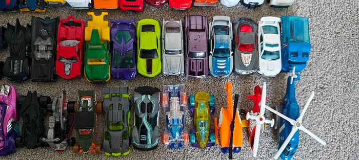 Hot wheels transporter and hot wheels model cars