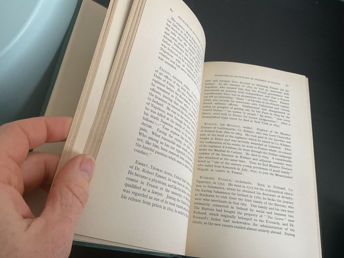 Biographical dictionary of Irishmen in France by Richard Hayes. Irish history books