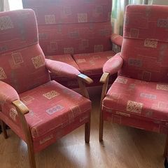 Compact 3 Piece Suite, 2 Seater & Two Armchairs (Perfect for Conservatory / Sunroom)