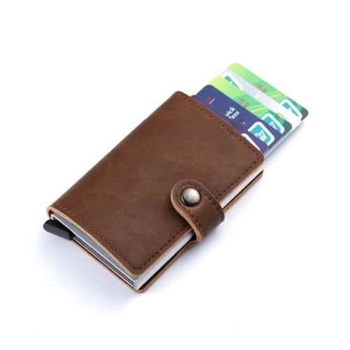 Brand New Genuine Leather Smart Single Layer Card Holder Wallet.