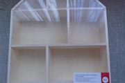 Wooden shelf unit, Craft project, Storage, Home decor