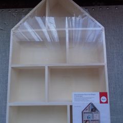 Wooden shelf unit, Craft project, Storage, Home decor