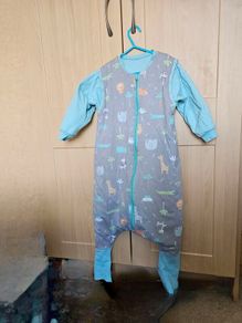slumbersac Sleeping Bag with Feet & Foldable Feet Covers - 2.5 TOG