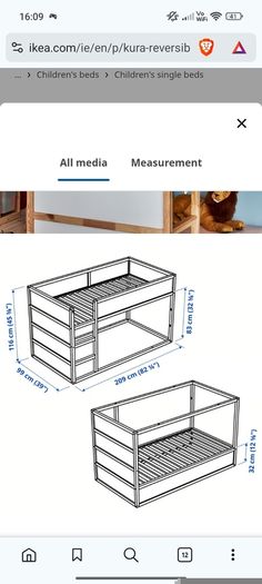 IKEA Kura reversible children's bed