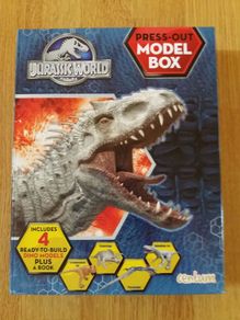 Jurassic World Press-Out Model Box