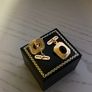 10K Gold and Black Onyx Cufflinks Image 2