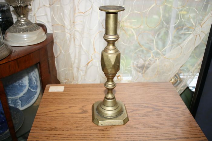 Antique Brass Candle Holder