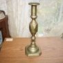 Antique Brass Candle Holder Image 3