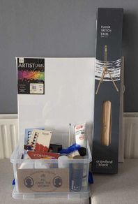 Art supplies for sale