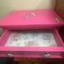 Unique Girls bedside locker/ Dolls Wardrobe Image 3