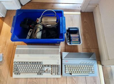 Commodore Amiga A500 & Atari 65XE Retro Computer Bundle