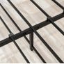 5ft King Bed Frame with Wooden Headboard,Heavy Duty Metal Platform Bed Frame King Bed Base No Box Spring Needed,Metal Slats Support Underbed Storage Space,OAK,150x200cm Image 2