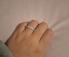 silver plated ring
