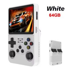 R36S 64GB Handheld Retro Game Console (WHITE) - price firm