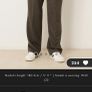 smart pleated wide leg trousers charcoal Image 2