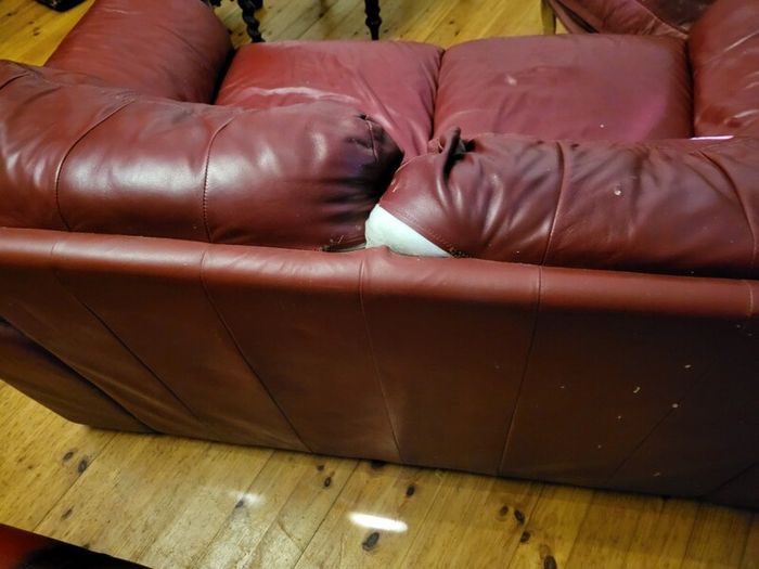 Leather sofa