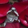 Antique Art Deco Diamond Solitaire Ring - 18ct white Gold & Platinum Image 7