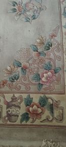 Large 260 cm x 150 cm wool Chinese rug