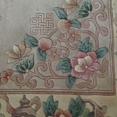 Large 260 cm x 150 cm wool Chinese rug